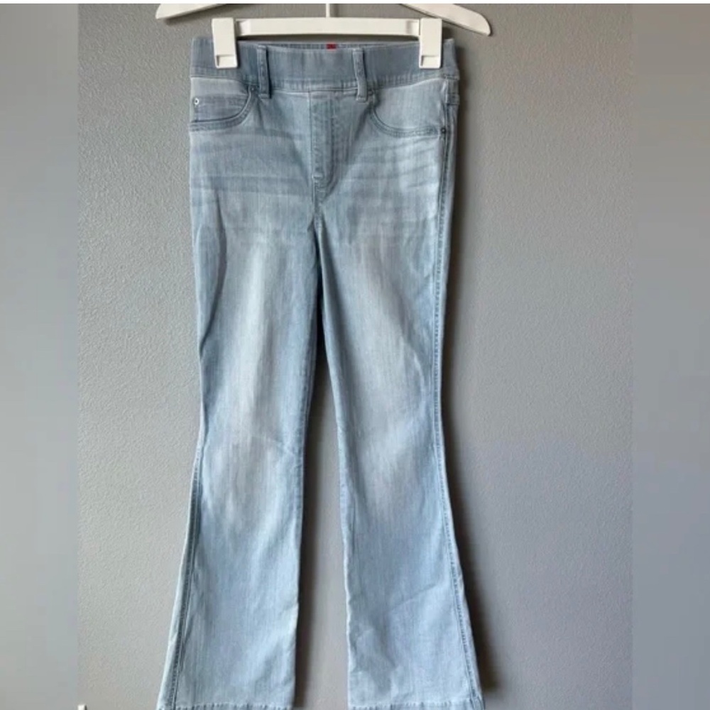 Spanx light blue pull on boot cut jeans Women’s size Small